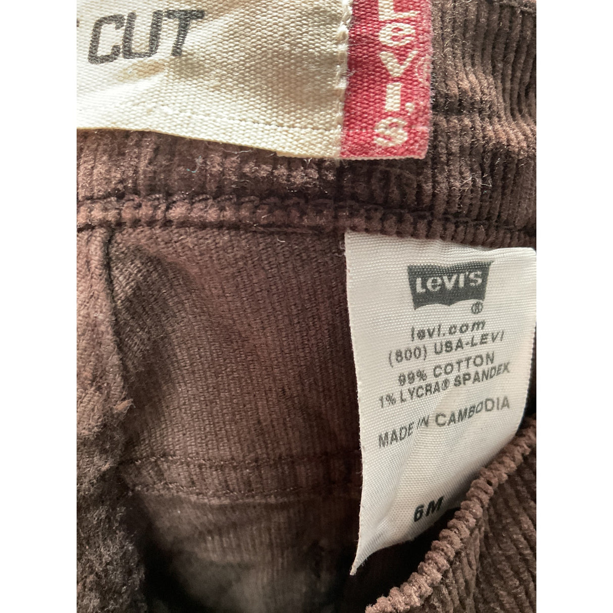 Levi's Brown Ankle Jeans