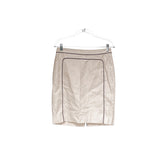 Ann Taylor Beige Cotton Mini Skirt Size 4