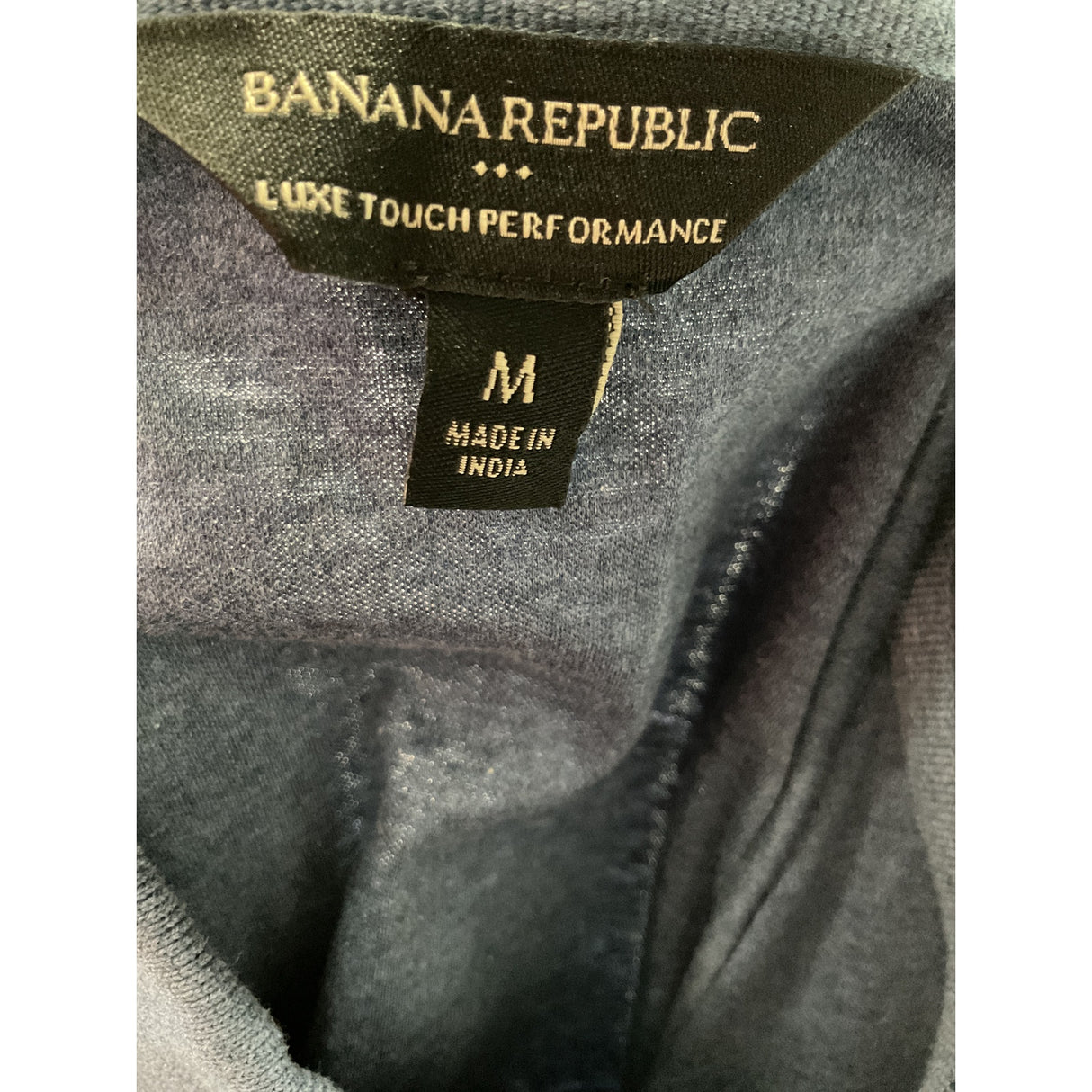 Banana Republic Blue Cotton Polo - Men's M