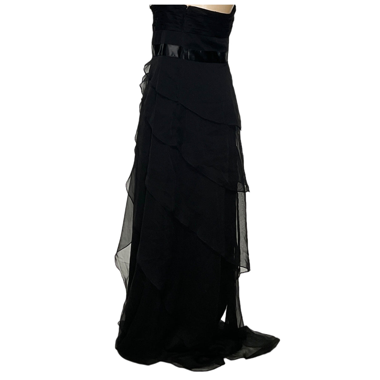 Adrianna Papell Black Maxi Dress Size 10