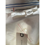 Anthropologie White Button-Up Shirt XL