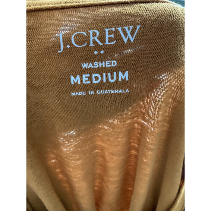 J. Crew Men's Brown Cotton Pullover Sweater