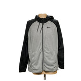 Nike Men's XL Hoodie, Gray Full Zip