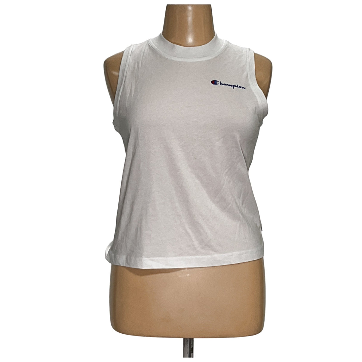 Champion White Cotton Women's Tank - Size L