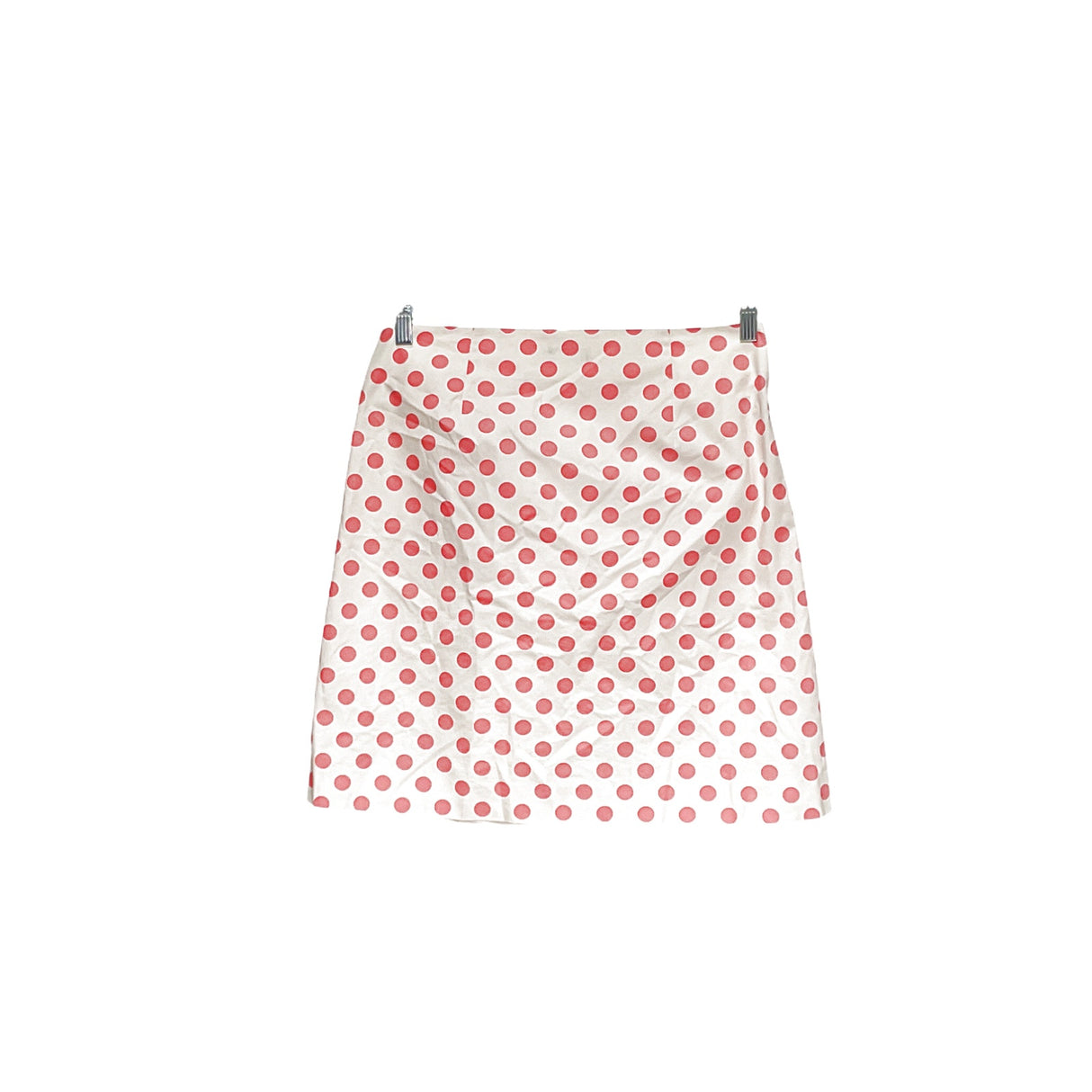 J.Crew Pink Polka Dot A-Line Skirt