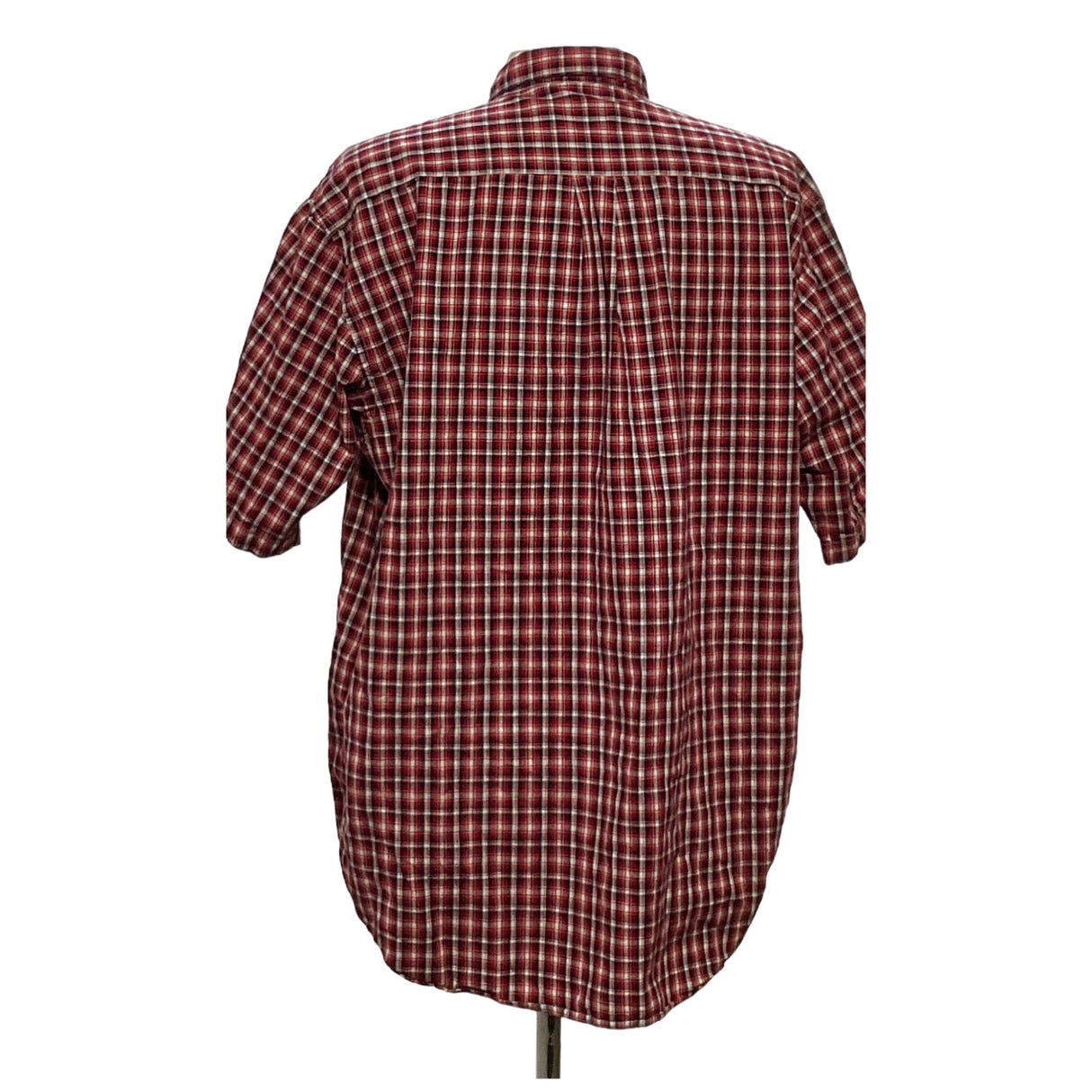 Nautica Multicolor Gingham Short Sleeve Shirt