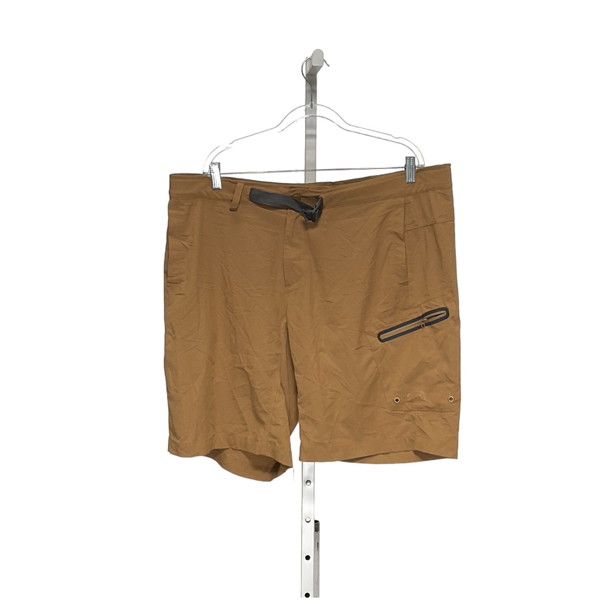 The North Face Men's Brown Polyester Bermuda Shorts, Size 40