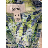 Aerie Green Viscose A-Line Dress