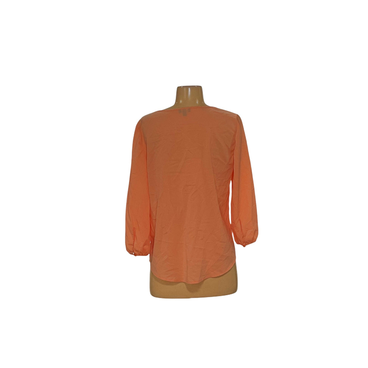 Talbots Orange Chiffon Blouse