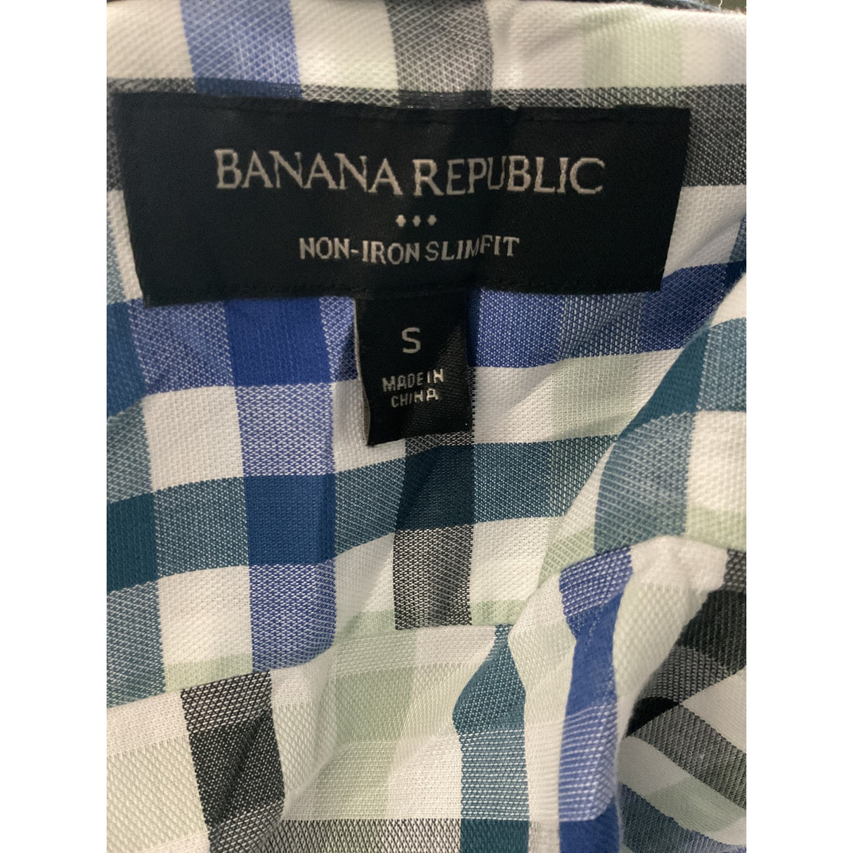 Banana Republic Multicolor Gingham Dress Shirt