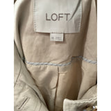 LOFT Beige Overcoat - Women's XS