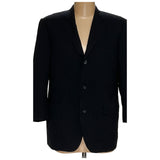 Brooks Brothers Men's Black Wool Blazer Size 42