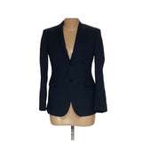 ZARA Men's Blue Polyester Blazer - Size 42