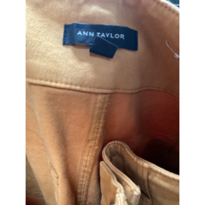 Ann Taylor Yellow Ankle Jeans - Size 12