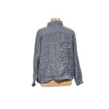 Jones New York Blue Linen Jacket 3X