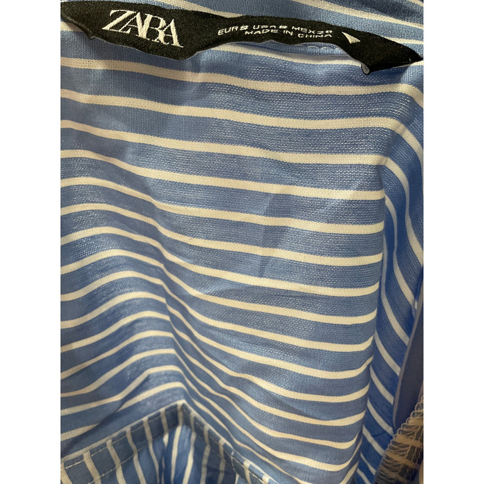 ZARA Multicolor Button-Up Top