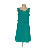 Prana Green Blouson Midi Dress