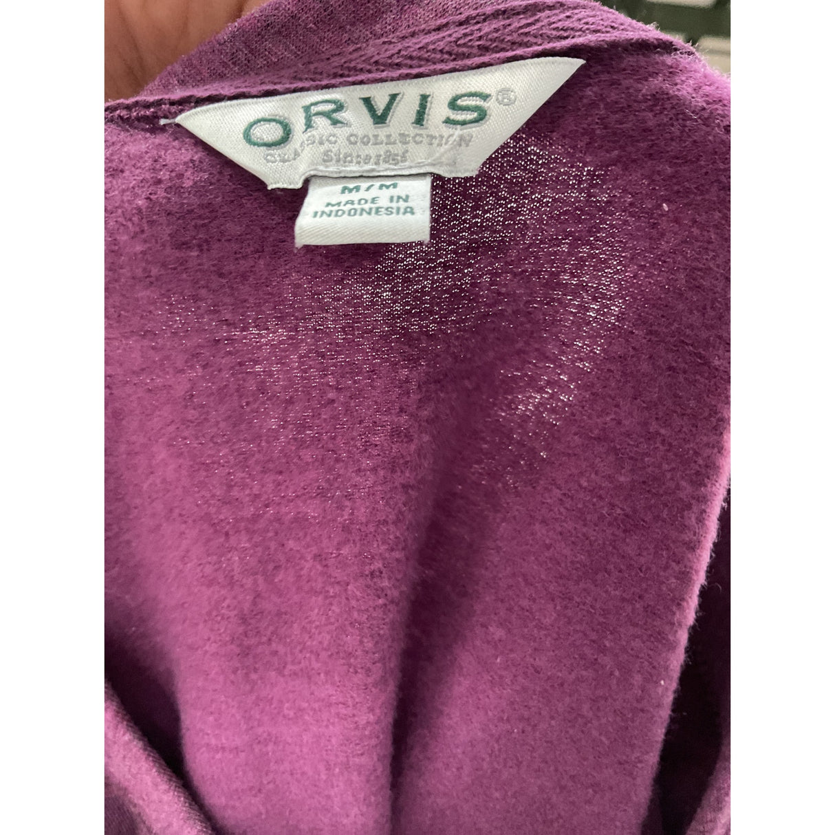 Orvis Purple Modal Sweater