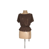 WHBM Brown Blouse - Women's Size S