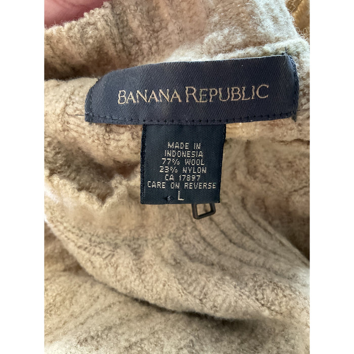 Banana Republic Men's Wool Henley Sweater