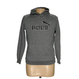 Puma Men's Gray Pullover Hoodie - Size S