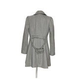 Banana Republic XS Gray Wool Trench Coat