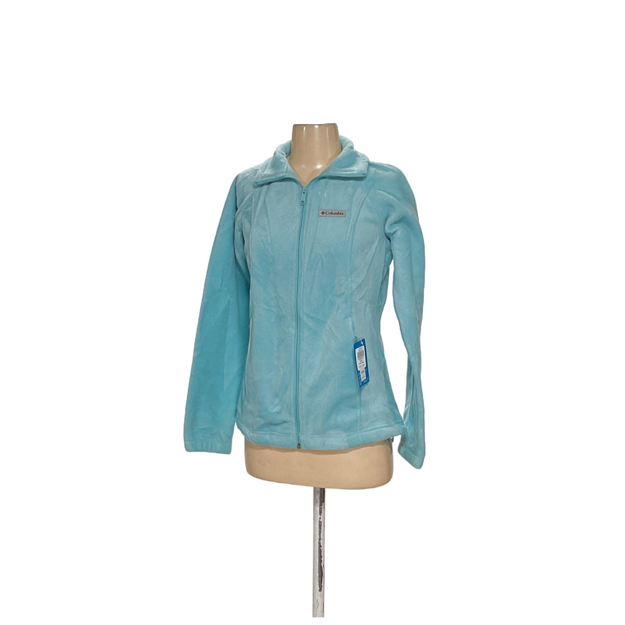 Columbia Women's Full Zip Blue Sweater