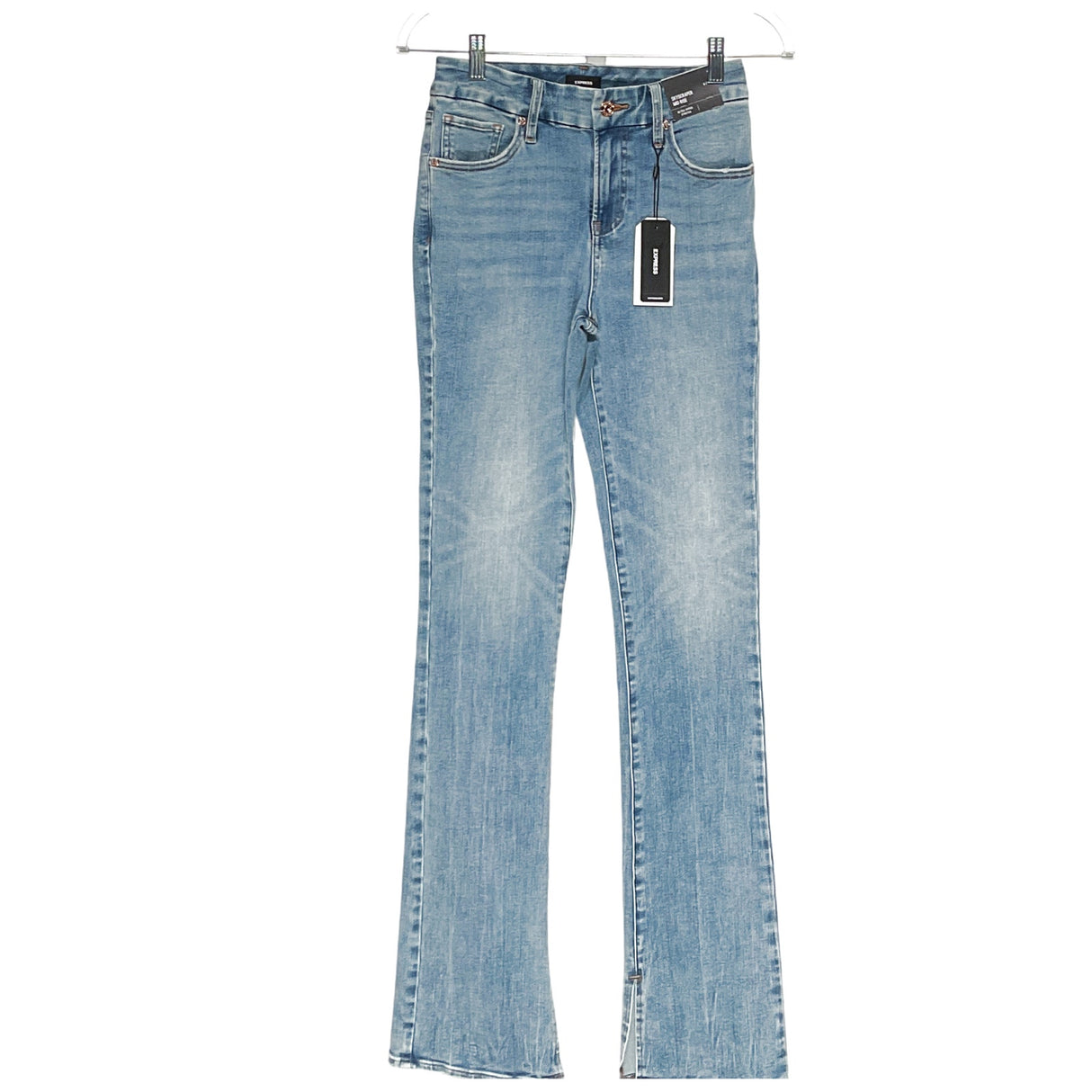 Express Blue Denim Skyscraper Jeans