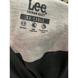 Lee Men's Black Cotton XXL Pullover Sweatshirt