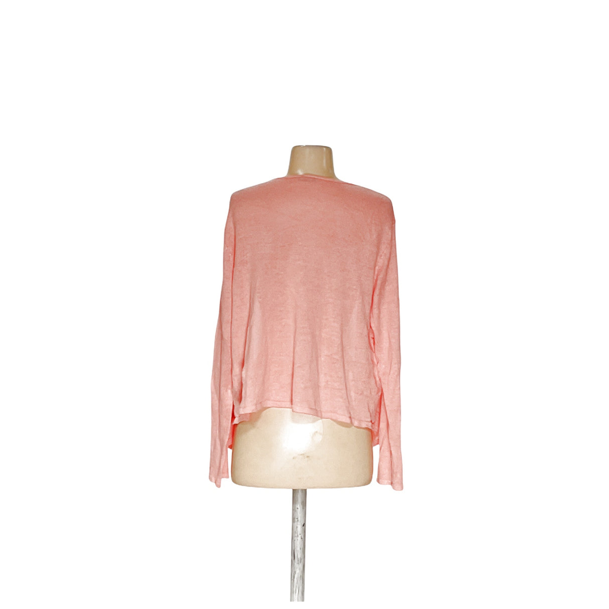 J.JILL Orange Linen Cardigan M