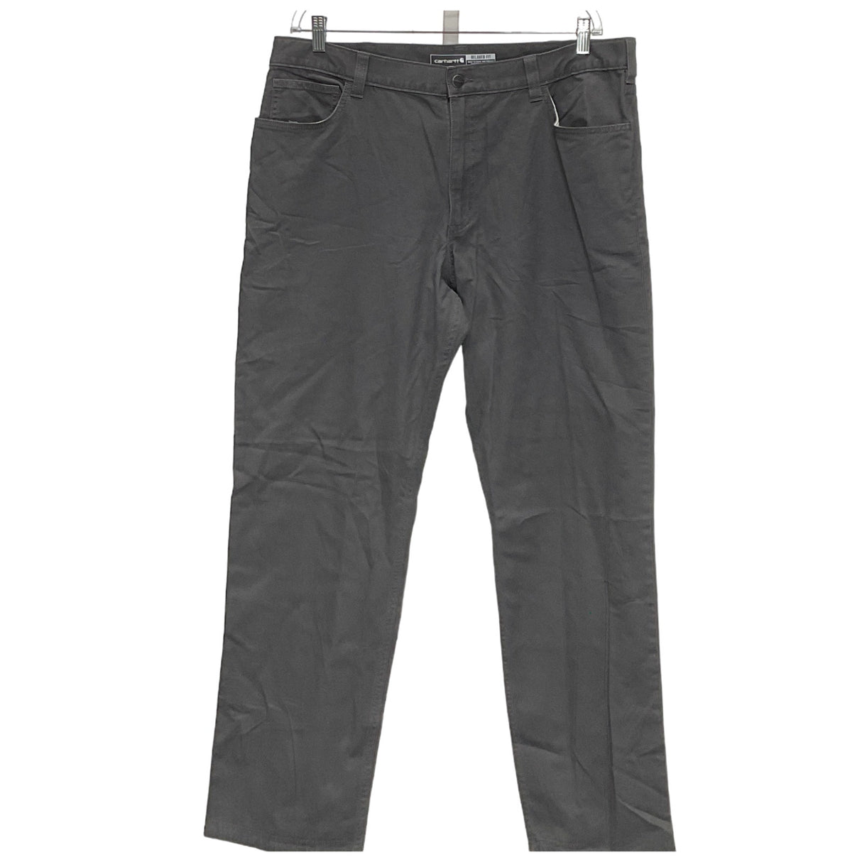 Carhartt Gray Men's Cargo Pants - Size 38, Inseam 34