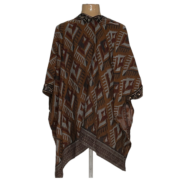 Soft Surroundings Brown Cape Sweater - One Size