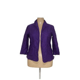 Chico's Purple Silk Blazer, Size 3