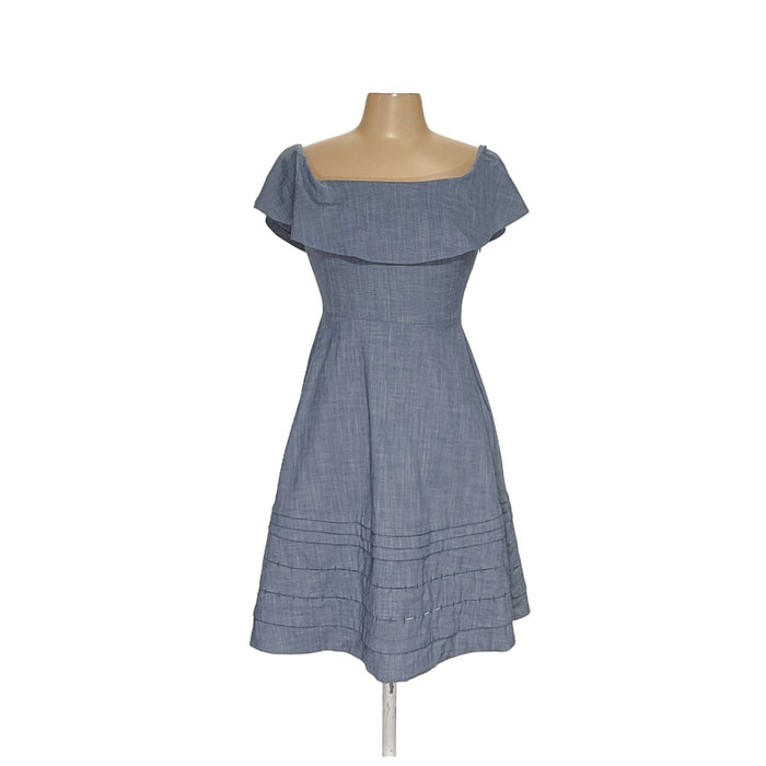 Banana Republic Petites Blue A-Line Dress