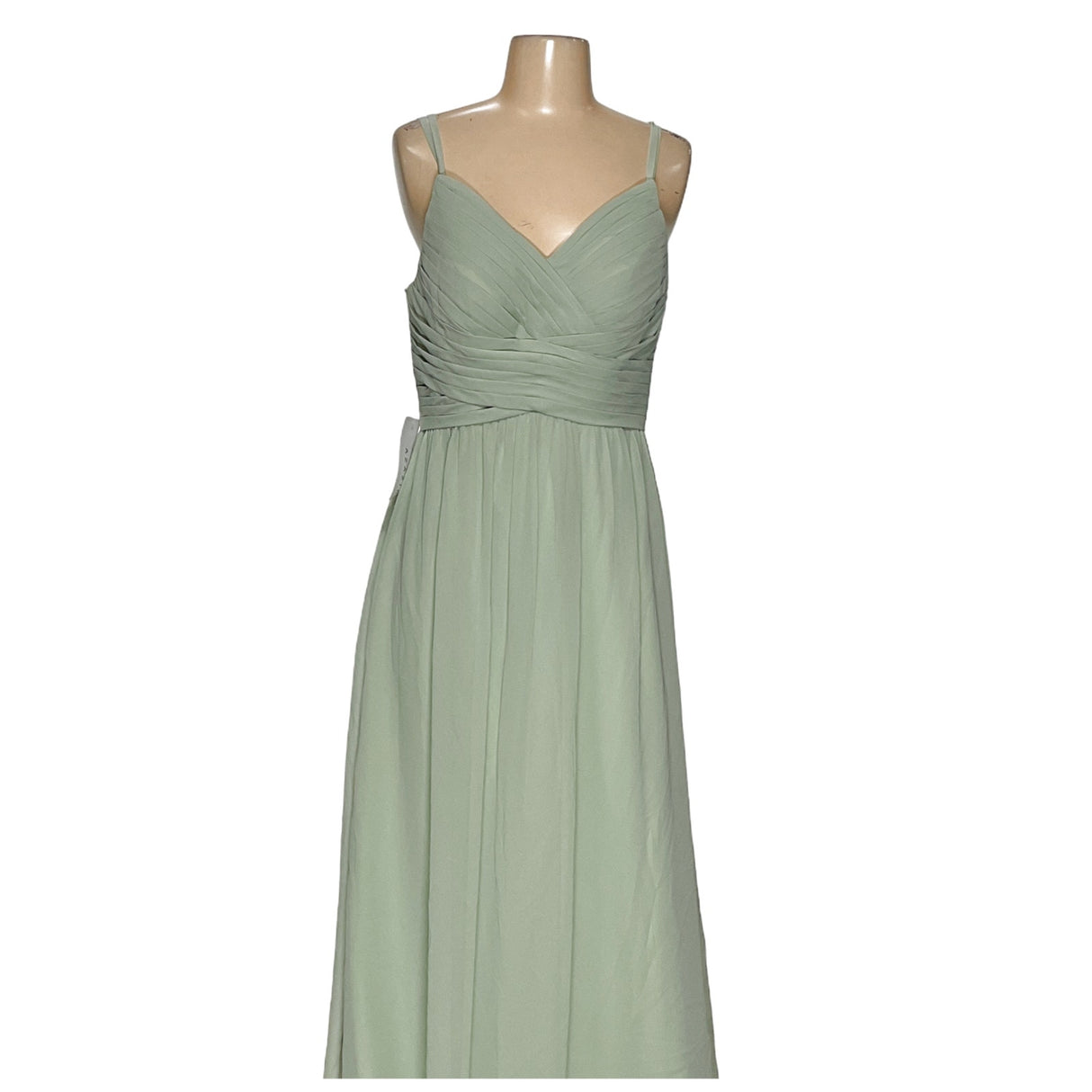 Azazie Green Maxi Dress - Size A6