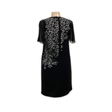 Calvin Klein Black Floral Shift Dress - Size 8