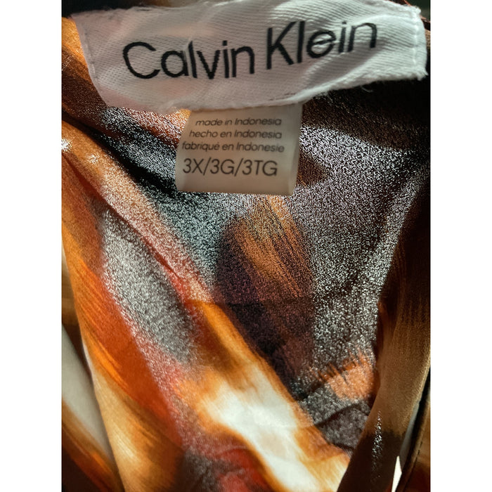 Calvin Klein 3X Multicolor Blouse