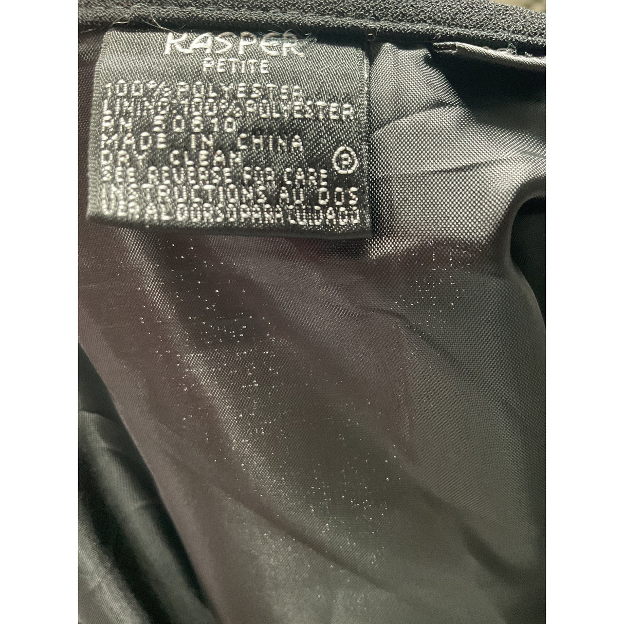 Kasper Black A-Line Skirt, 10P