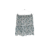 J. Crew Green Mini Skirt - Paisley Print