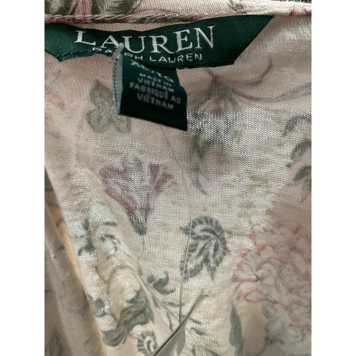 Lauren Ralph Lauren Multicolor Linen Blouse XL