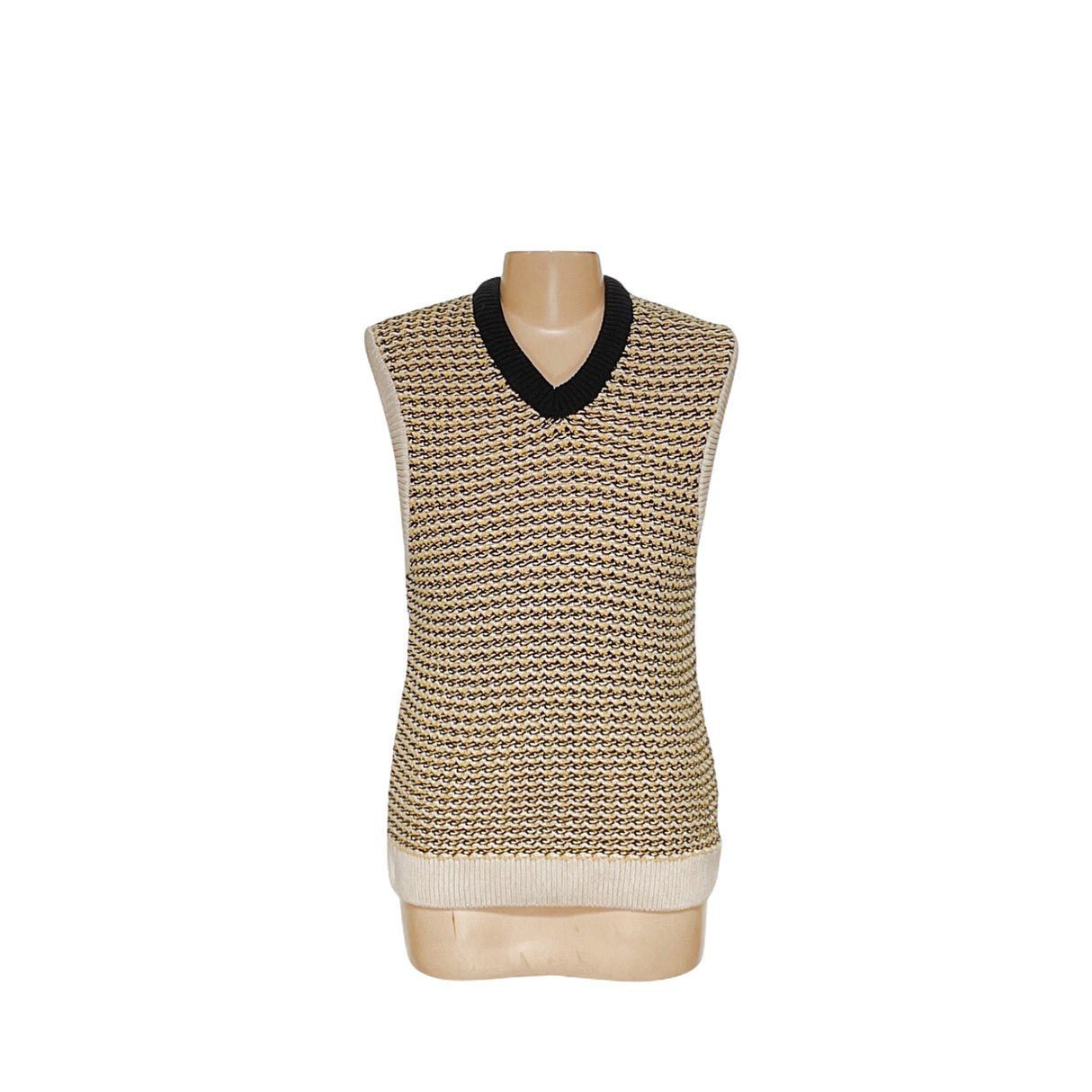 ZARA Yellow Knit Vest, Men's XS