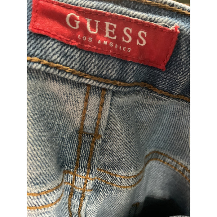 GUESS Men's Blue Ankle Jeans - Size 38