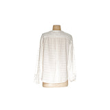 Anthropologie White Button-Up Top