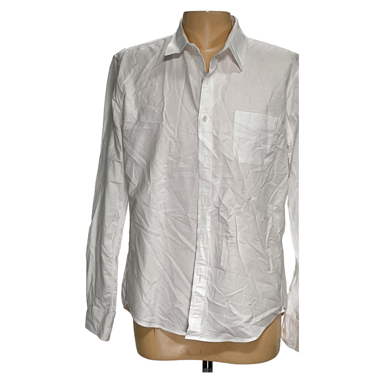 J. CREW Men's White Button-Up Shirt XL