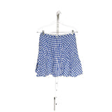 J. Crew Blue Linen Mini Skirt