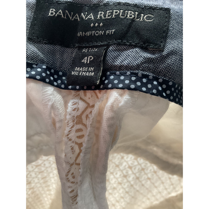 Banana Republic Petite Beige Capri Pants