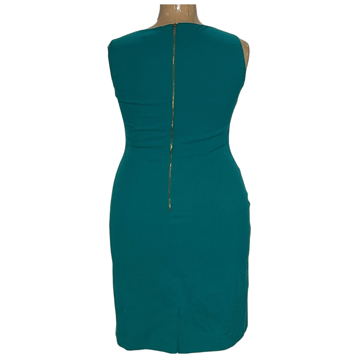 Calvin Klein Green A-Line Midi Dress - Size 14