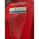 Men's Columbia XXL Red Polyester Casual Activewear Top