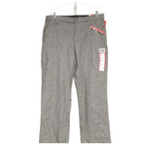 Lee Gray Cotton Straight Pants Size 16