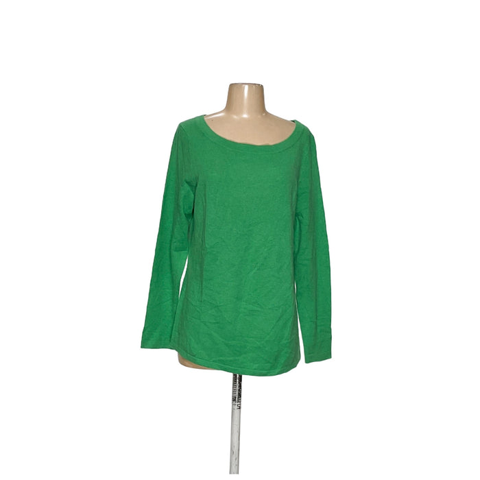 Talbots Green Cashmere Sweater